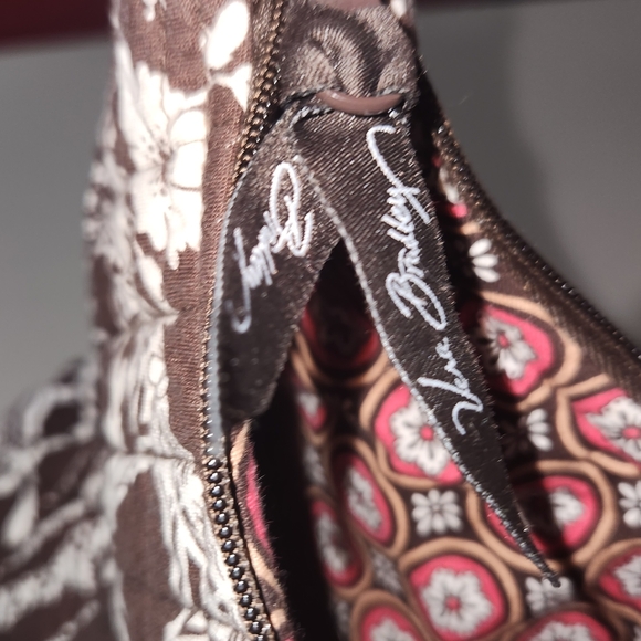 Vera Bradley Brown and White Quilted Bag - Picture 10 of 16